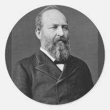20ème président de James Garfield Autocollant