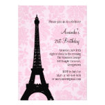 21ème Anniversaire à Paris Cartons D'invitation Personnalisés