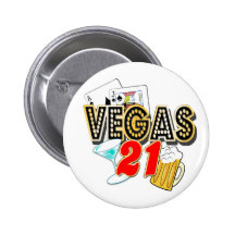21ème anniversaire de Vegas Pin's Avec Agrafe