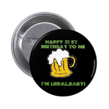 21ème Anniversaire "joyeux anniversaire à moi AM L Badge
