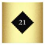 21ème Événement spécial d'anniversaire de cadre d' Invitations
