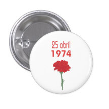 25 Abril Badge Avec Épingle
