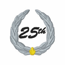 25 ans polos brodés