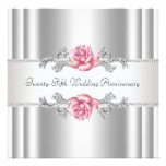 25ème anniversaire de mariage d'argent rose de ros bristol