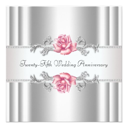 25ème anniversaire de mariage d'argent rose de ros bristol