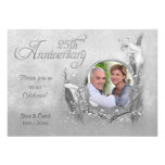 25ème anniversaire de mariage de zantedeschia arge invitations personnalisées