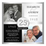 25ème Invitations de fête d'anniversaire - 2 photo