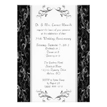 25èmes invitations d'anniversaire de coutume
