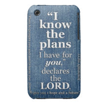 29:11 de Jérémie je sais le vers de bible de plans Coque iPhone 3 Case-Mate