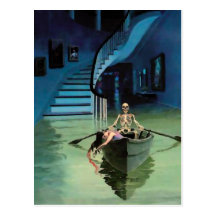 $2,95 Carte postale de la mort   d'aviron