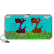 2 chienchiens système de haut-parleurs