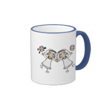 2 jeunes mariées mug à café