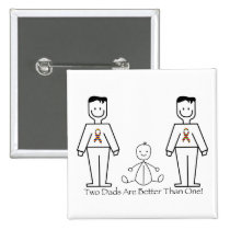 2 papas sont meilleurs qu'un badges publicitaires
