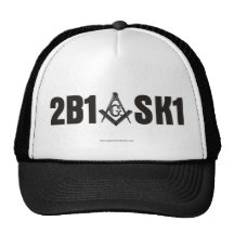 2B1ASK1 - Chapeau maçonnique de camionneur Casquette