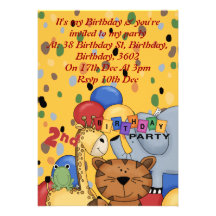 2ème Fête d'anniversaire Cartons D'invitation