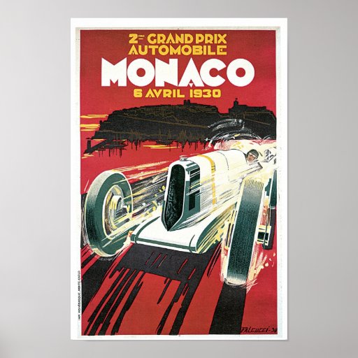 2ème Grand prix De Monaco Posters