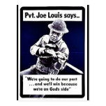 2ème guerre mondiale Joe Louis Cartes Postales