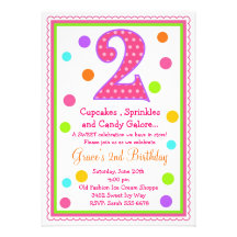 2ème invitation d'anniversaire de surprise douce