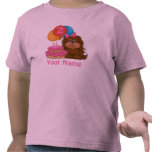 2ème T-shirt personnalisé par chiot d'anniversaire