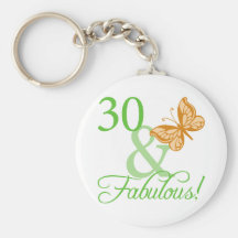 30 et cadeaux d'anniversaire fabuleux porte-clés