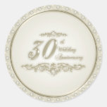 30ème Autocollant d'anniversaire de mariage