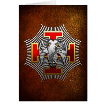 30ème Degré : Chevalier Kadosh Cartes De Vœux