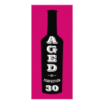 30ème Vin d'invitations d'anniversaire âgé à la pe