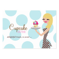 311 Daisy Cupcake Cutie Blonde Aqua Brown Lighter cartes de visite