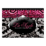 311 Lace de Luxe - carte rose de rendez-vous Cartes De Visite Personnelles