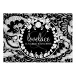 311-Lace de Luxe - zèbre de Circque D Cartes De Visite Personnelles