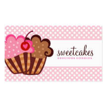 311-Sweet durcit le petit gâteau Carte De Visite