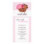 311-Sweet durcit le petit gâteau Rackcard Double Cartes Customisées