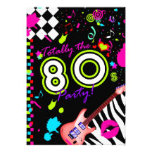 311 totalement la partie des années 80 - guitare r invitation personnalisable