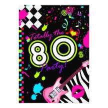 311-Totally la partie des années 80 Invitations