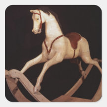 31 : Cheval de basculage, l'anglais, 1840 Stickers Carrés