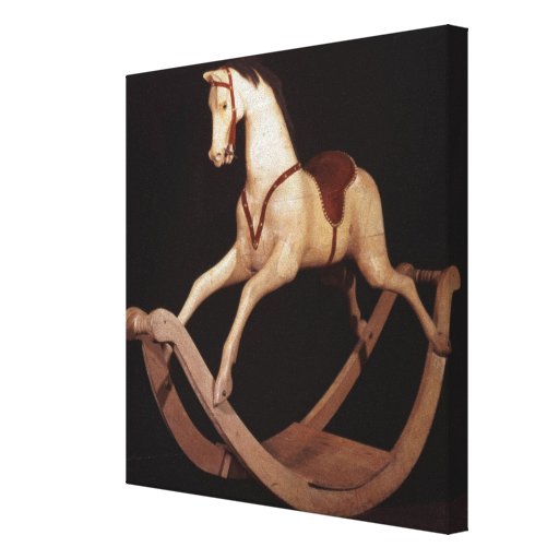 31 : Cheval de basculage, l'anglais, 1840 Toile Tendue Sur Châssis