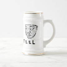 3 boîte sale Stein Tasse