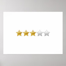 3 étoiles affiches