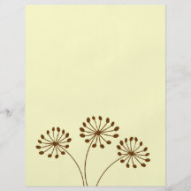 3 fleurs de Brown Prospectus En Couleur