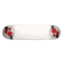 3 jolies fleurs - couleur plateaux de skateboards