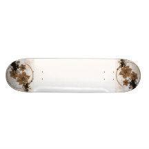3 jolies fleurs - sépia skateboard