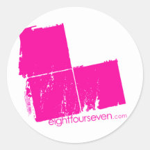 3 Sqr. Rose Autocollants