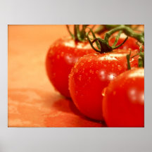 3 Tomatoes Kitchen Photography Poster
