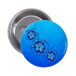 3 tortues bleues de Honu Badges Avec Agrafe