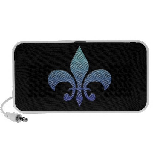 3D Fleur De Lis Haut-parleurs Notebook
