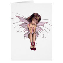 3D lutin rose 3 Carte De Vœux