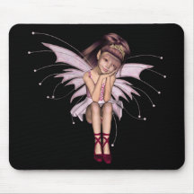 3D lutin rose 3 Tapis De Souris
