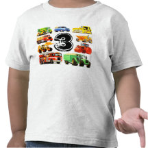 3ème anniversaire de grands camions t-shirt