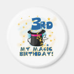 3ème Anniversaire magique Aimant