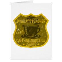 3ème Ligue de dépendance de caféine de catégorie Carte De Vœux